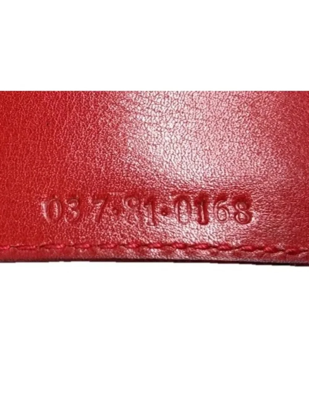 Vintage GUCCI Red Leather Horsebit “Bombe” belt Size 80/32 SN#037-394